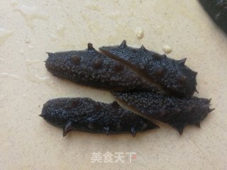 青红椒炒海参的做法步骤：2