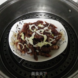 蒸干肠的做法步骤：4