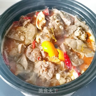 猪肺砂锅煲的做法步骤：6