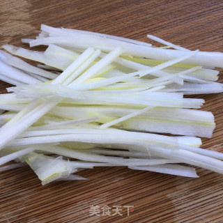 凉拌翡翠丝的做法步骤：2