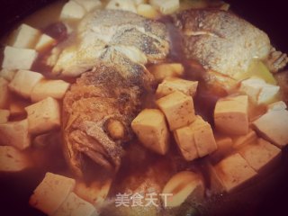 黄鱼烧豆腐的做法步骤：5