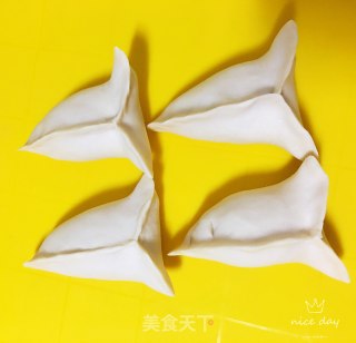 叶形奶黄包的做法步骤：7