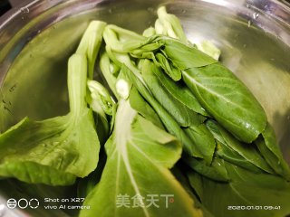 鸡蛋菜心面的做法步骤：4