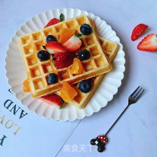酵母版华夫饼的做法步骤：6