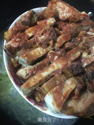 香芋扣肉的做法步骤：6