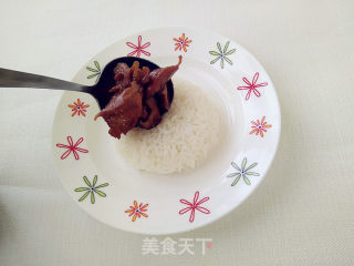 香菇鸡腿盖浇饭的做法步骤：10
