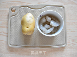海苔虾仁土豆饼的做法步骤：2