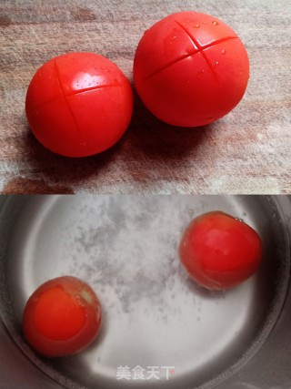 番茄鸡蛋面的做法步骤：3