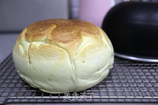 电饭煲版柔软面包的做法步骤：14