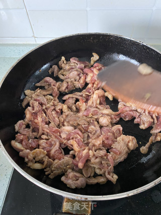 孜然羊肉的做法步骤：5