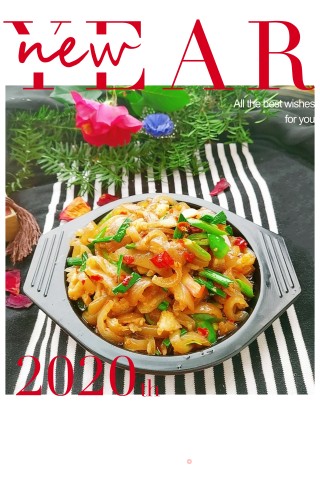 小炒肉皮的做法步骤：12