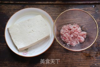 肉末酿豆腐的做法步骤：1
