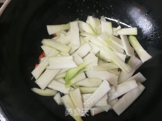 小米椒炒芥兰的做法步骤：6