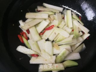小米椒炒芥兰的做法步骤：7
