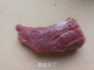 茴香球炒里脊肉的做法步骤：3