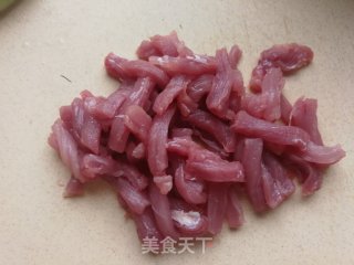 茴香球炒里脊肉的做法步骤：4