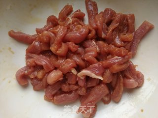 茴香球炒里脊肉的做法步骤：6