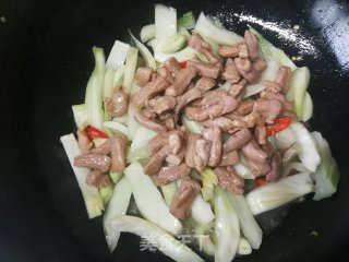 茴香球炒里脊肉的做法步骤：13