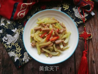 茴香球炒里脊肉的做法步骤：16