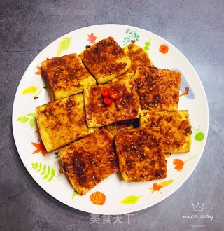 孜然香烤豆腐的做法步骤：8