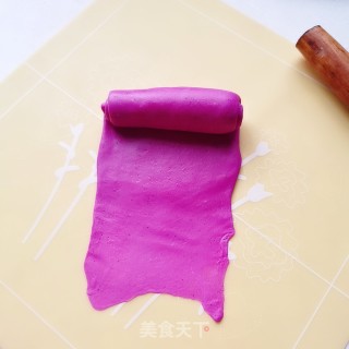 火龙果奶油魔笛面包的做法步骤：21