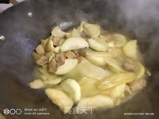 肉片莴笋佛手瓜的做法步骤：6