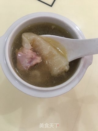 鱼胶炖鸡汤的做法步骤：7