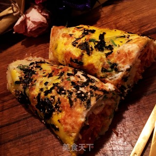海苔鸡蛋饼的做法步骤：8