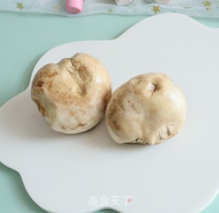 【蛋黄蘑菇泥】7、8月龄婴儿宝宝辅食的做法步骤：1