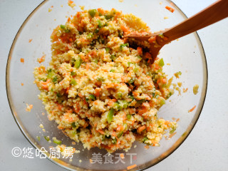 小米鸡蛋饼的做法步骤：6
