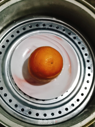 盐蒸橙子的做法步骤：5