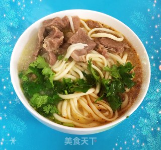 新疆羊肉拉条子的做法步骤：4