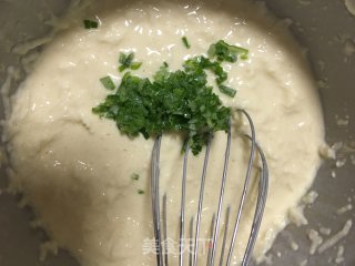 香葱鸡蛋萝卜丝油端的做法步骤：5