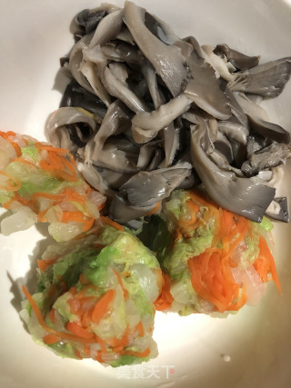蘑菇凉拌白菜的做法步骤：5