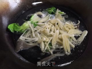 白菜鸡蛋煮豆丝的做法步骤：5