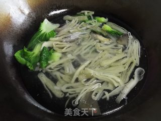 白菜鸡蛋煮豆丝的做法步骤：6