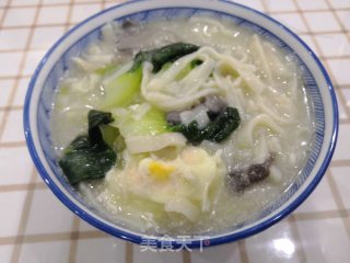 白菜鸡蛋煮豆丝的做法步骤：12