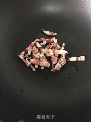 咸肉香干炒芦蒿的做法步骤：3