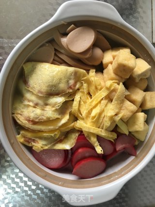 肉肉砂锅的做法步骤：4