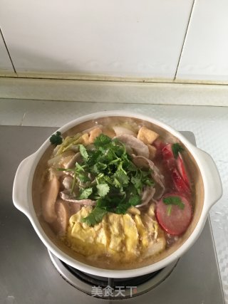 肉肉砂锅的做法步骤：7