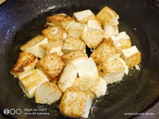 肉片烧豆腐的做法步骤：3