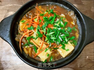 平菇豆腐辣煲的做法步骤：9