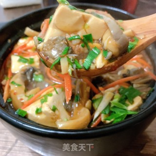 平菇豆腐辣煲的做法步骤：10