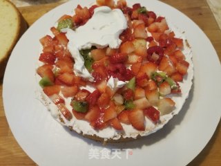 水果生日蛋糕的做法步骤：6