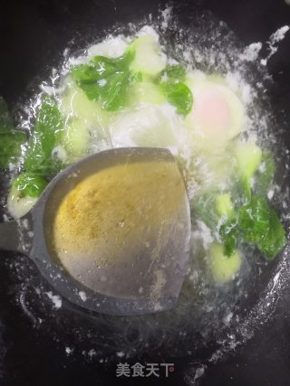 白菜鸡蛋粉丝的做法步骤：5