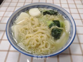 煮年糕面条的做法步骤：8