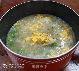 萝卜丝鸡蛋汤的做法步骤：6