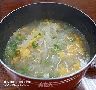 萝卜丝鸡蛋汤的做法步骤：7