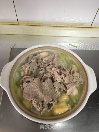 肥牛砂锅的做法步骤：8