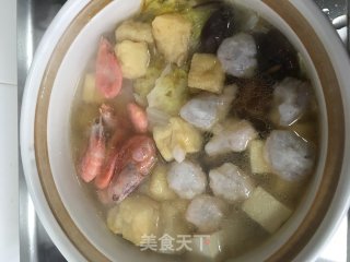 海鲜砂锅的做法步骤：6